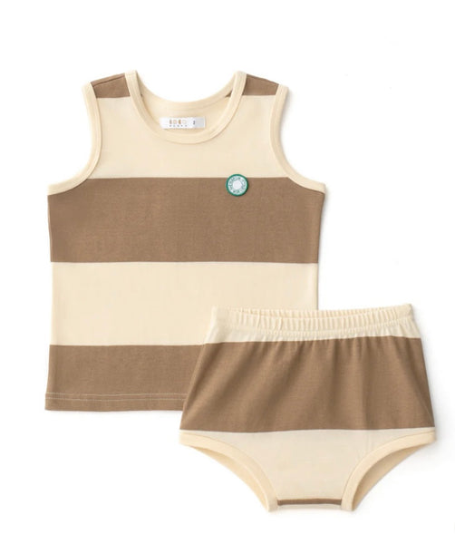 Coco Blanc Stripe Set