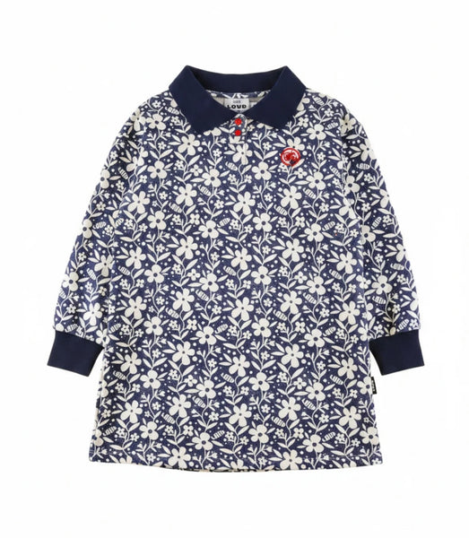 LOUD Apparel Polo Dress – Flower Print