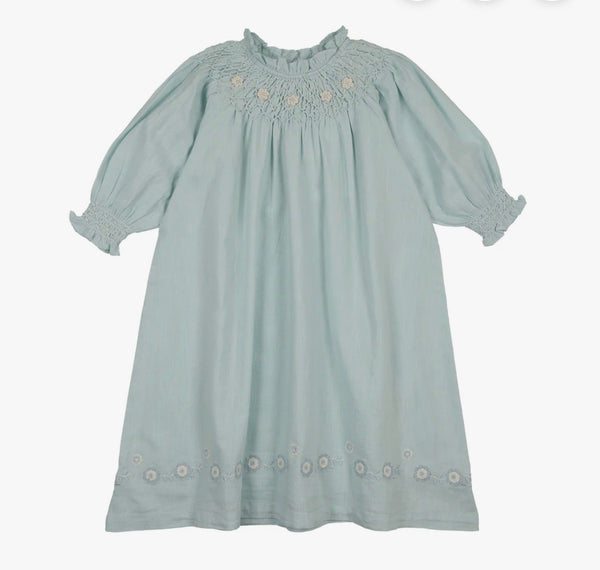 Bebe Organic Maya Special Dress Cloud Blue