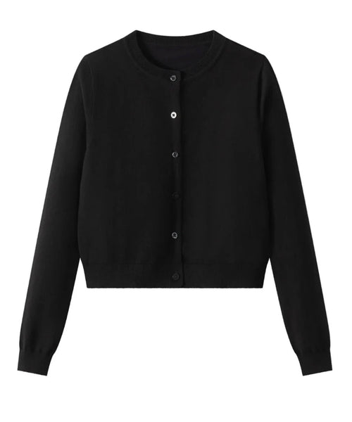 Coco Blanc Teen Cardigan Black
