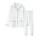 Coco Blanc Blue Polka Dot Long PJ