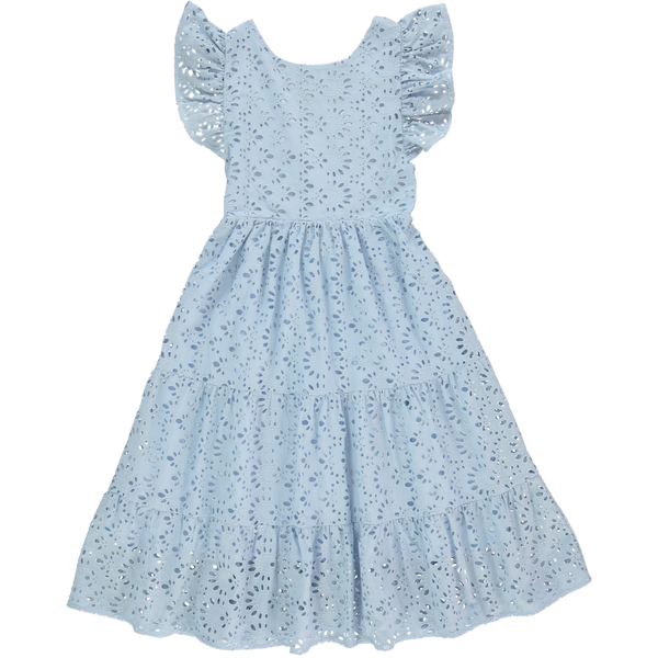 Bebe Organic Lauren Dress Sky Blue