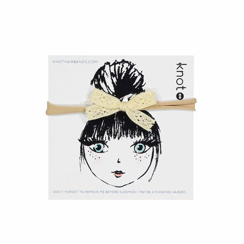 Knot Hairbands Lace Ribbon Bow Band // Butter