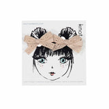 Knot Hairbands Lace Ribbon Bow Set // Blush