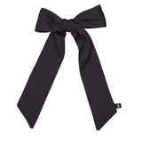 Knot Hairbands lustre long bow clip blackbird
