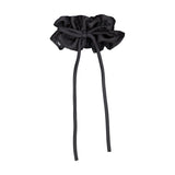 Knot Hairbands lustre scrunchie blackbird