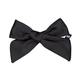 Knot Hairbands lustre short bow clip blackbird