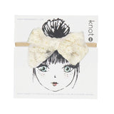 Knot Hairbands petal nest mini bow band dove