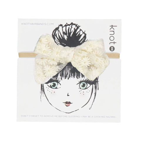 Knot Hairbands petal nest mini bow band dove