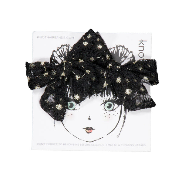 Knot Hairbands petal nest mini bow set blackbird