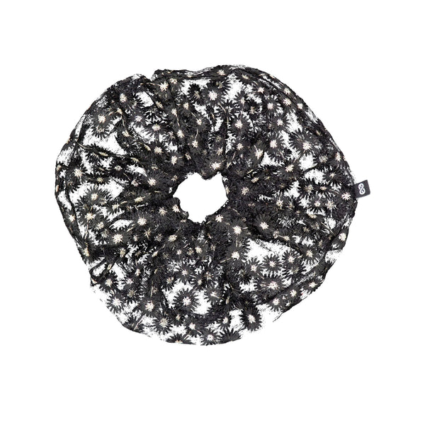 Knot Hairbands petal nest jumbo scrunchie blackbird
