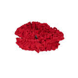 Knot Hairbands ruffle scrunchie cardinal red