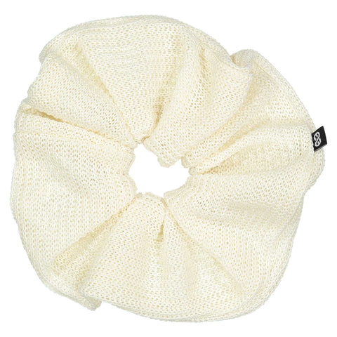 Knot Hairbands Purl Scrunchie // Cream