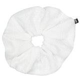 Knot Hairbands Purl Scrunchie // White