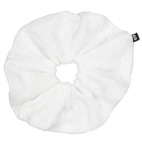 Knot Hairbands Purl Scrunchie // White