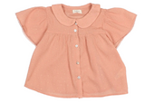 Buho Lurex Plumeti Blouse Rose Clay