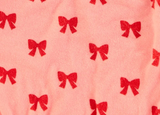 Piupiuchick High Waisted Shorties | Pink W/ Red Bows
