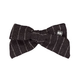 Knot Hairbands twig striped bow clip blackbird
