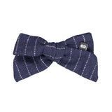 Knot Hairbands twig striped bow clip blue jay