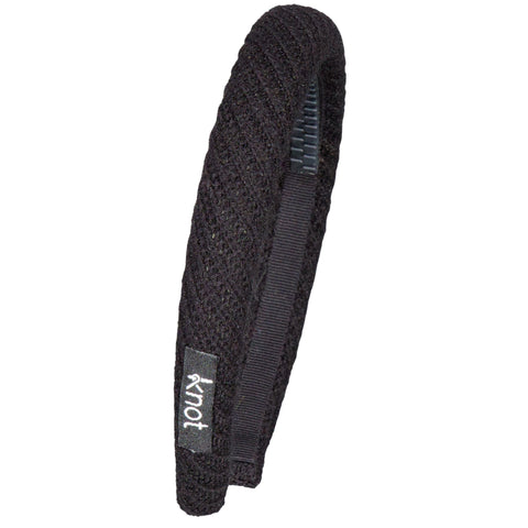 Knot Hairbands waffle headband blackbird