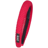 Knot Hairbands waffle headband cardinal red