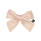 Knot Hairbands Woven Bow Clip // Blush
