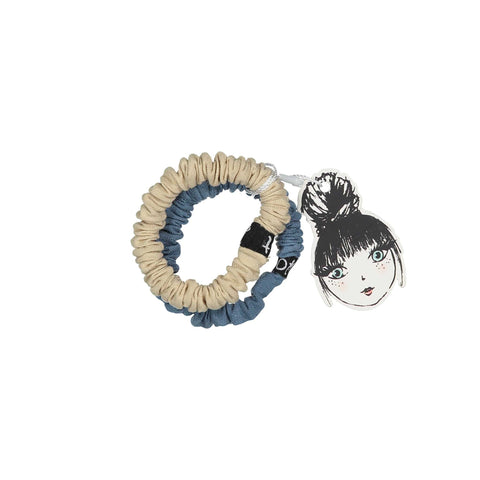 Knot Hairbands Woven Scrunchie Set // Ocean + Sand