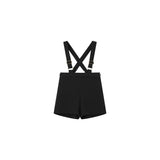 Coco Blanc Black Suspender Overalls Black