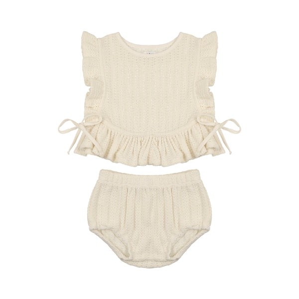 Coco Blanc Ruffle Set