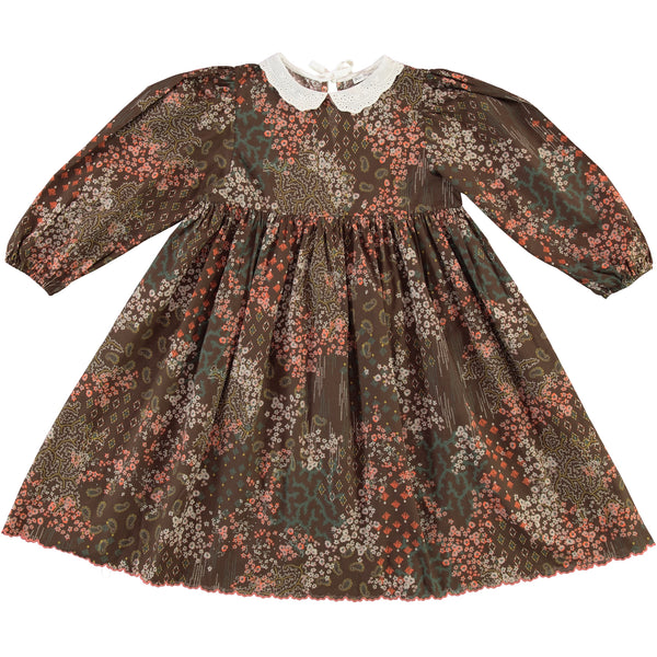 Bebe Organic Darja Dress Ditsy Floral Patchwork