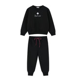 Coco Blanc Sweatshirt Set Black