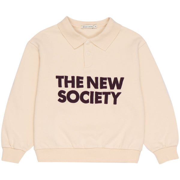 The New Society Dario Polo Sweater Sand