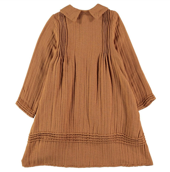 Belle Chiara Pleated  Double Gauze Rust