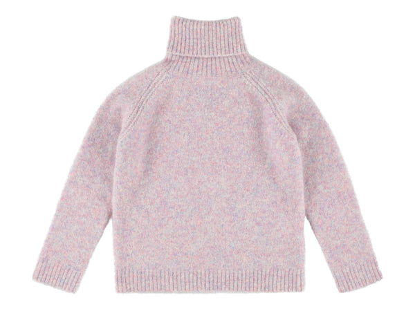 MORLEY MASON LAMA PINK TURTLENECK