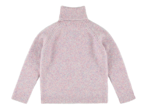 MORLEY MASON LAMA PINK TURTLENECK