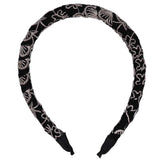 KNOT HAIRBANDS BLOSSOM HEADBAND BLACK