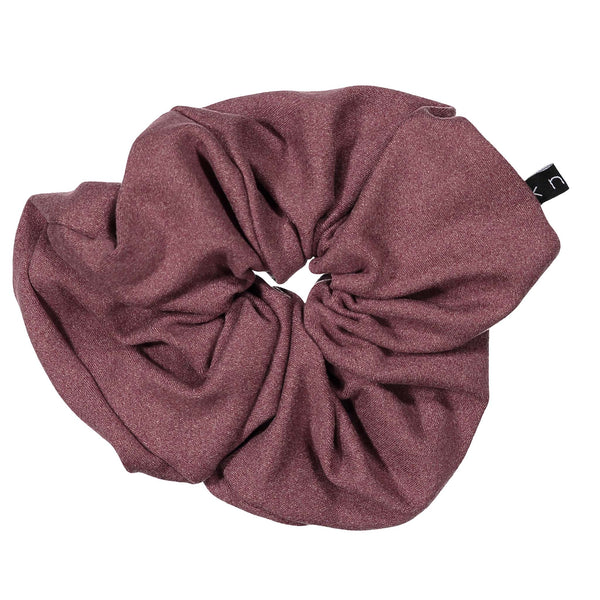 KNOT FELT SCRUNCHIE // PLUM