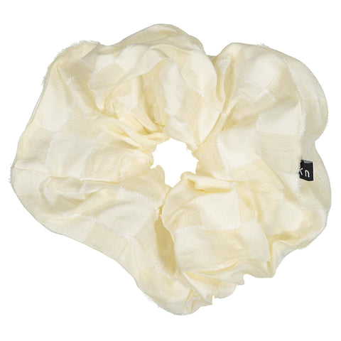 Knot Hairbands Occasion Scrunchie Cream