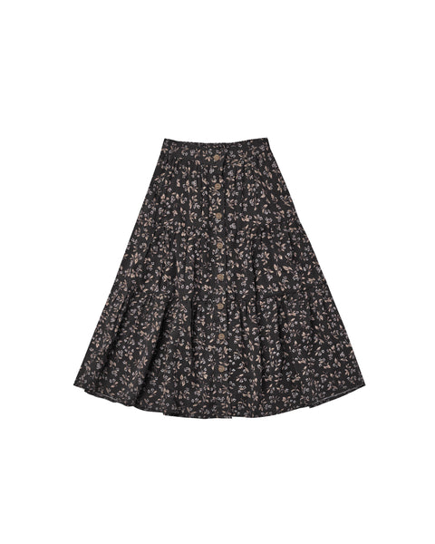 RYLEE & CRU JOELLE SKIRT || DARK FLORAL