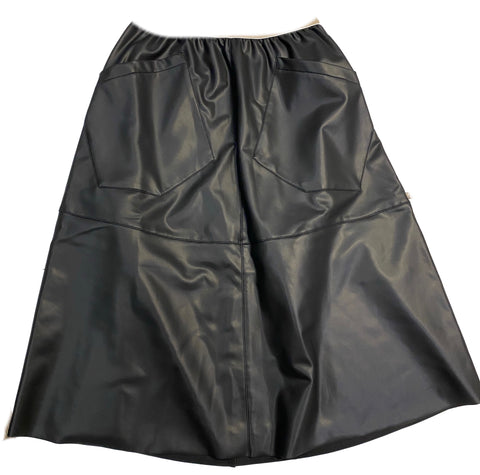 UNLABEL MARK SKIRT BLACK