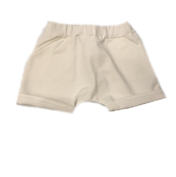 MINIMU SUMMER FLEECE SHORTS MILK - BABY ELAINE