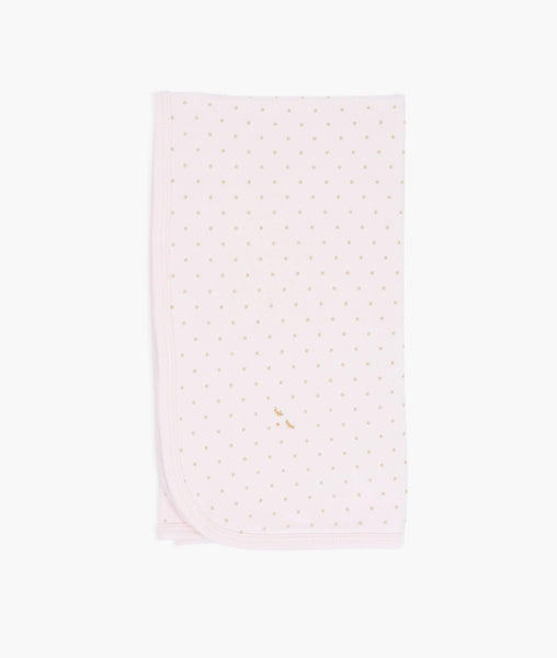 Livly Saturday Blanket pink/gold dots One Size